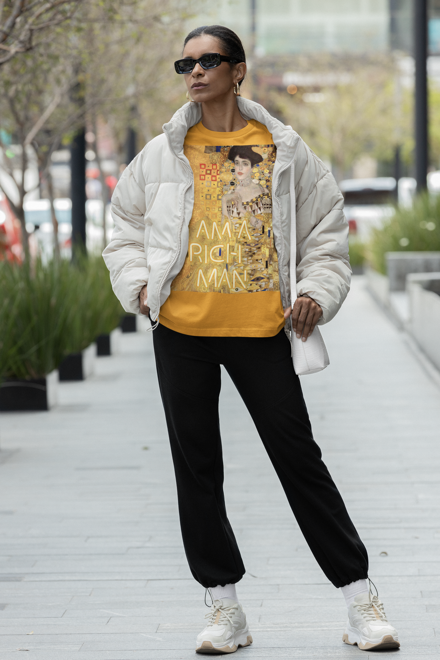 Gustav Klimt unisex T-Shirt: “I Am a Rich Man” Edition