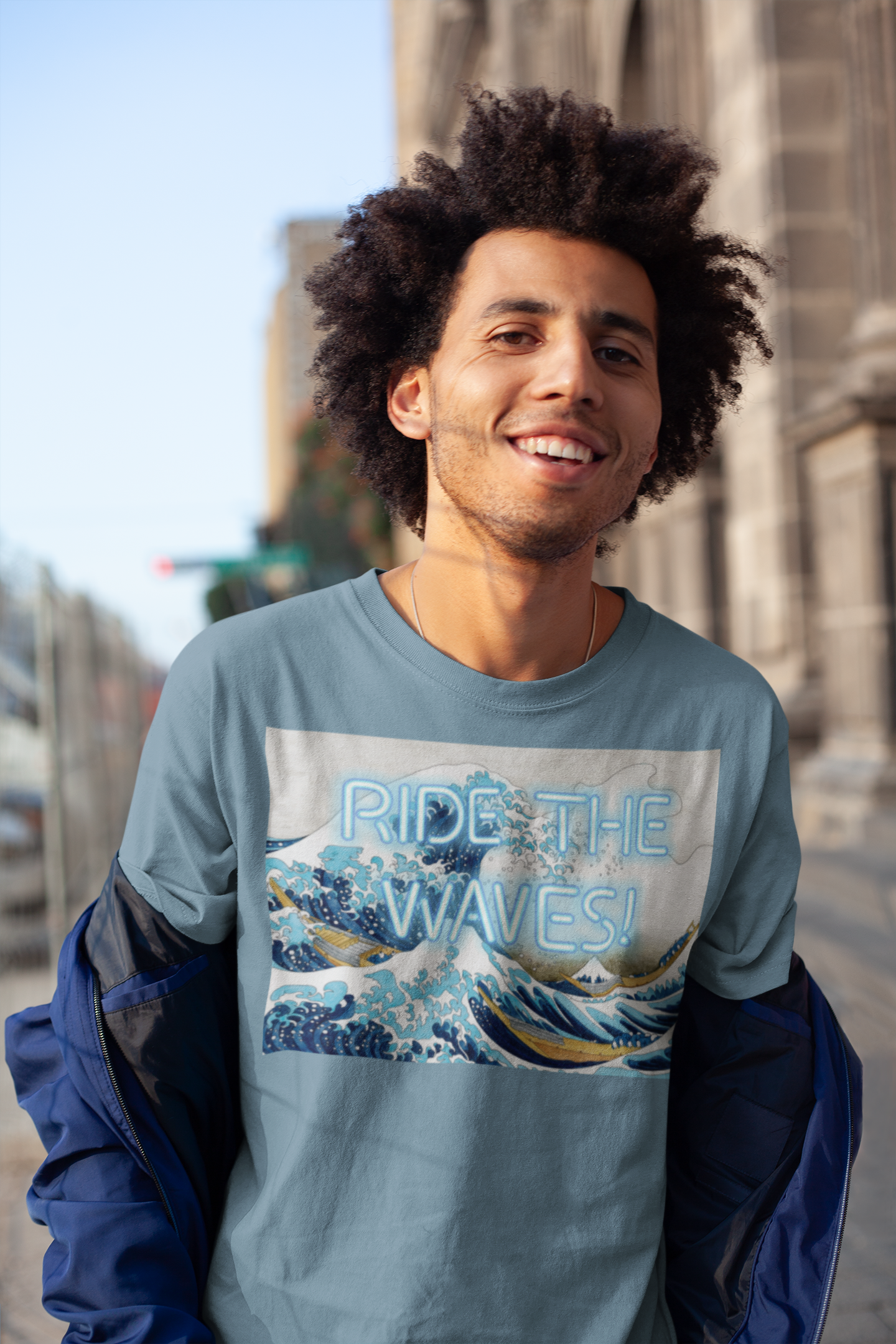 The Great Wave unisex T-Shirt: "Ride the Waves" Edition