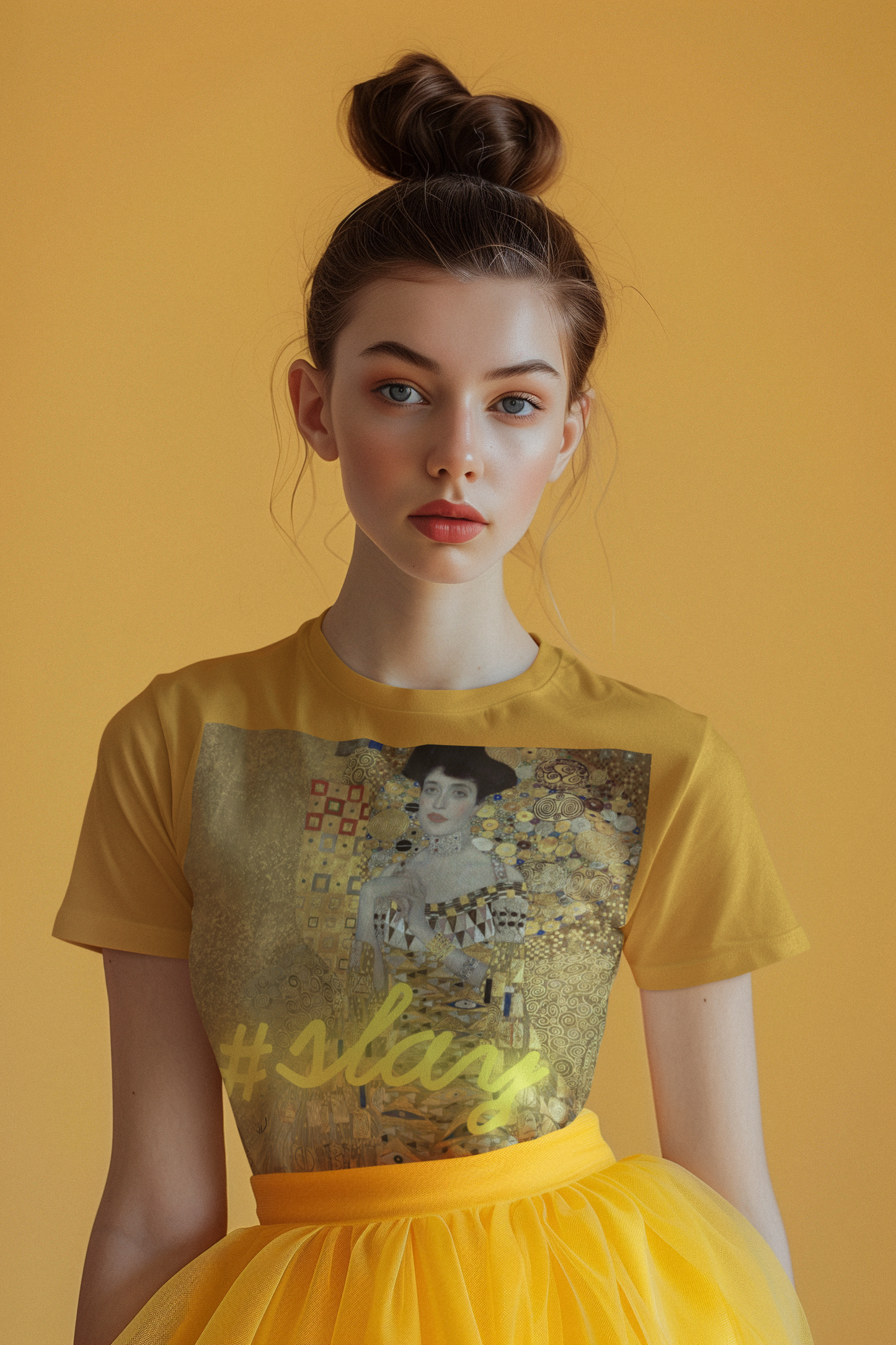 Gustav Klimt’s Portrait of Adele Bloch-Bauer I unisex T-Shirt: #Slay Edition