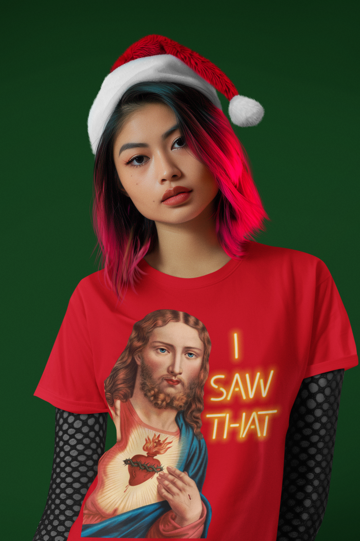 Heart of Jesus Unisex T-Shirt – ‘I Saw That’ Edition