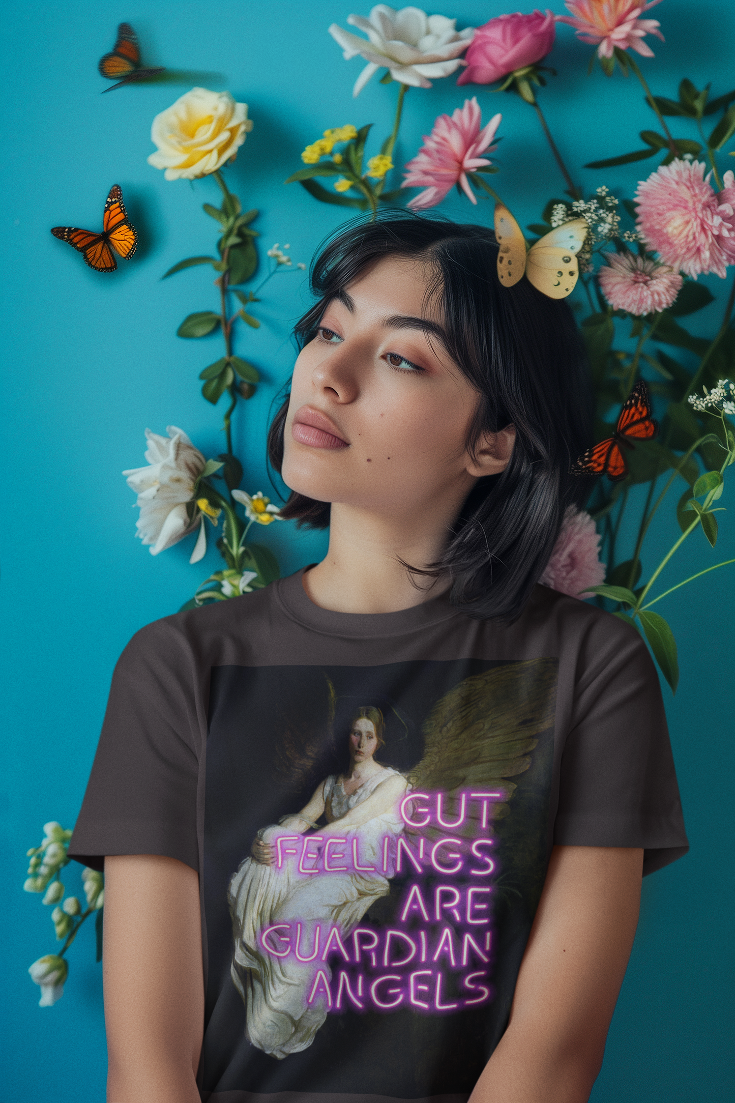 Stevenson Memorial unisex T-Shirt: “Gut Feelings Are Guardian Angels” Edition