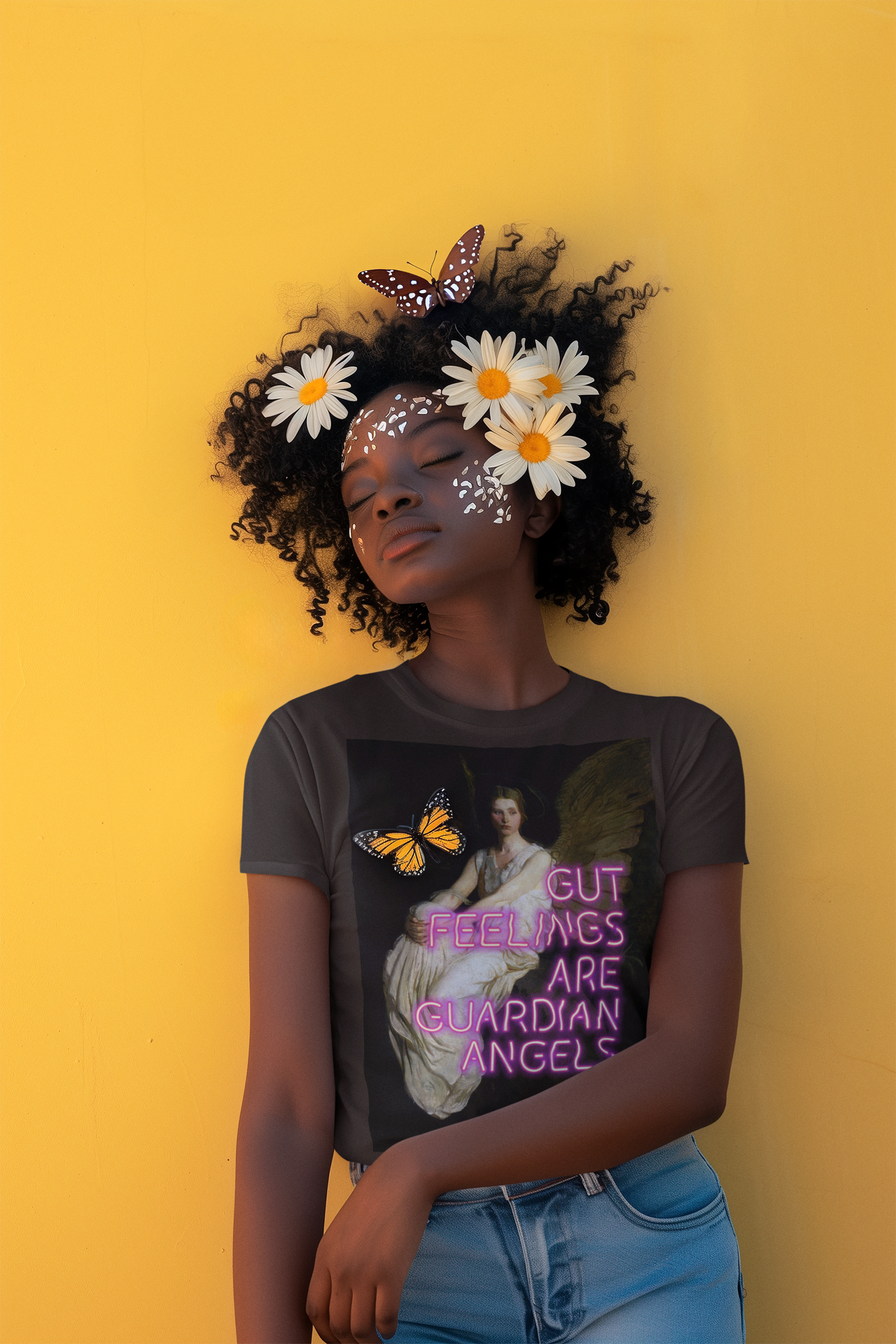 Stevenson Memorial unisex T-Shirt: “Gut Feelings Are Guardian Angels” Edition
