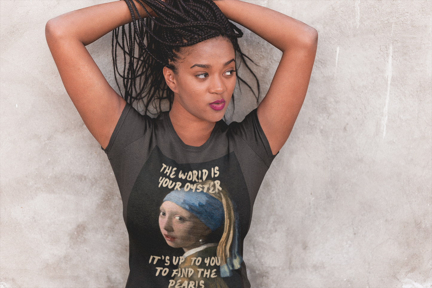 Pearl Earring unisex T-Shirt: "The World Is Your Oyster" Edition