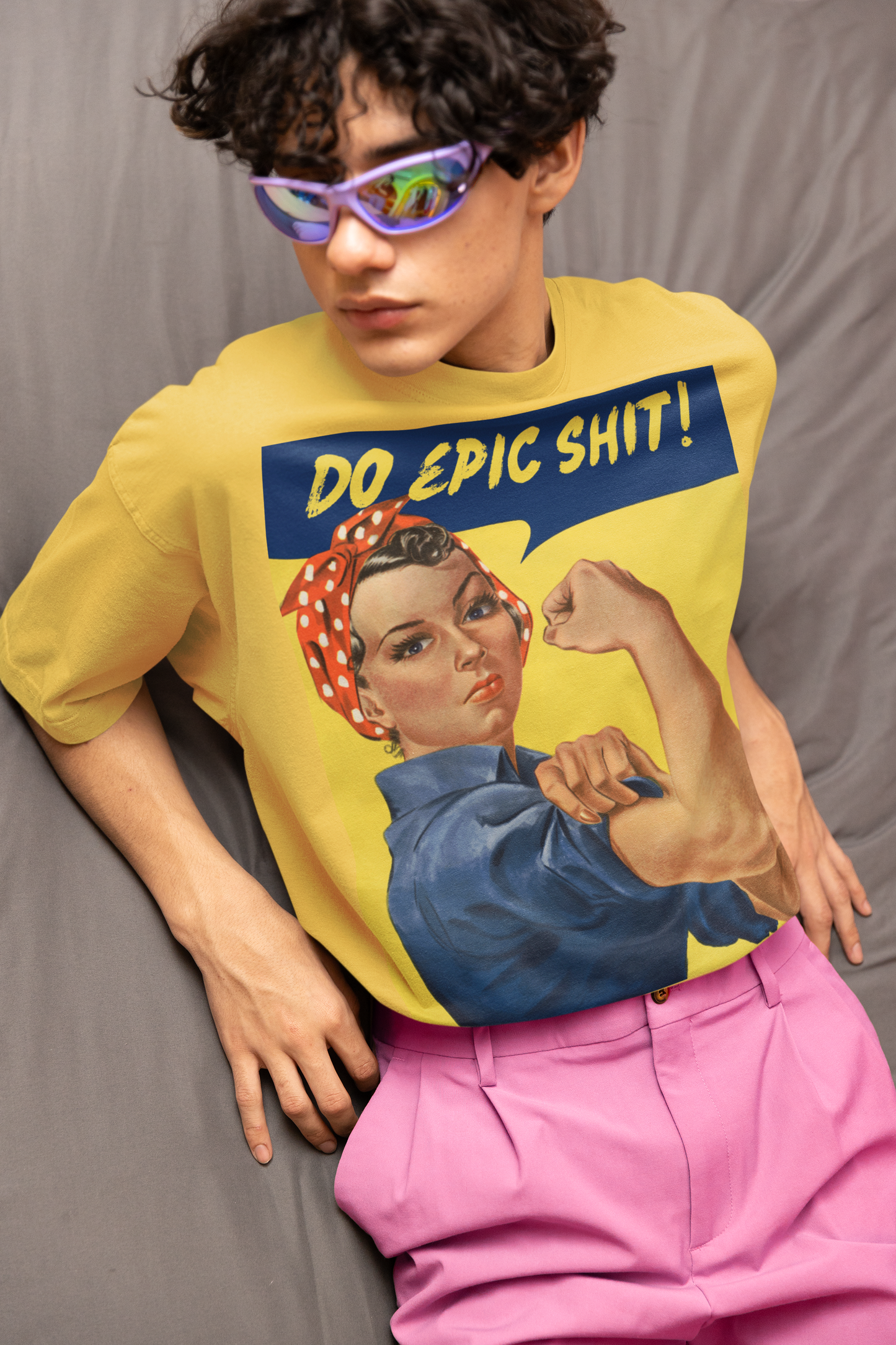 Rosie the Riveter "Do Epic Shit" unisex T-Shirt