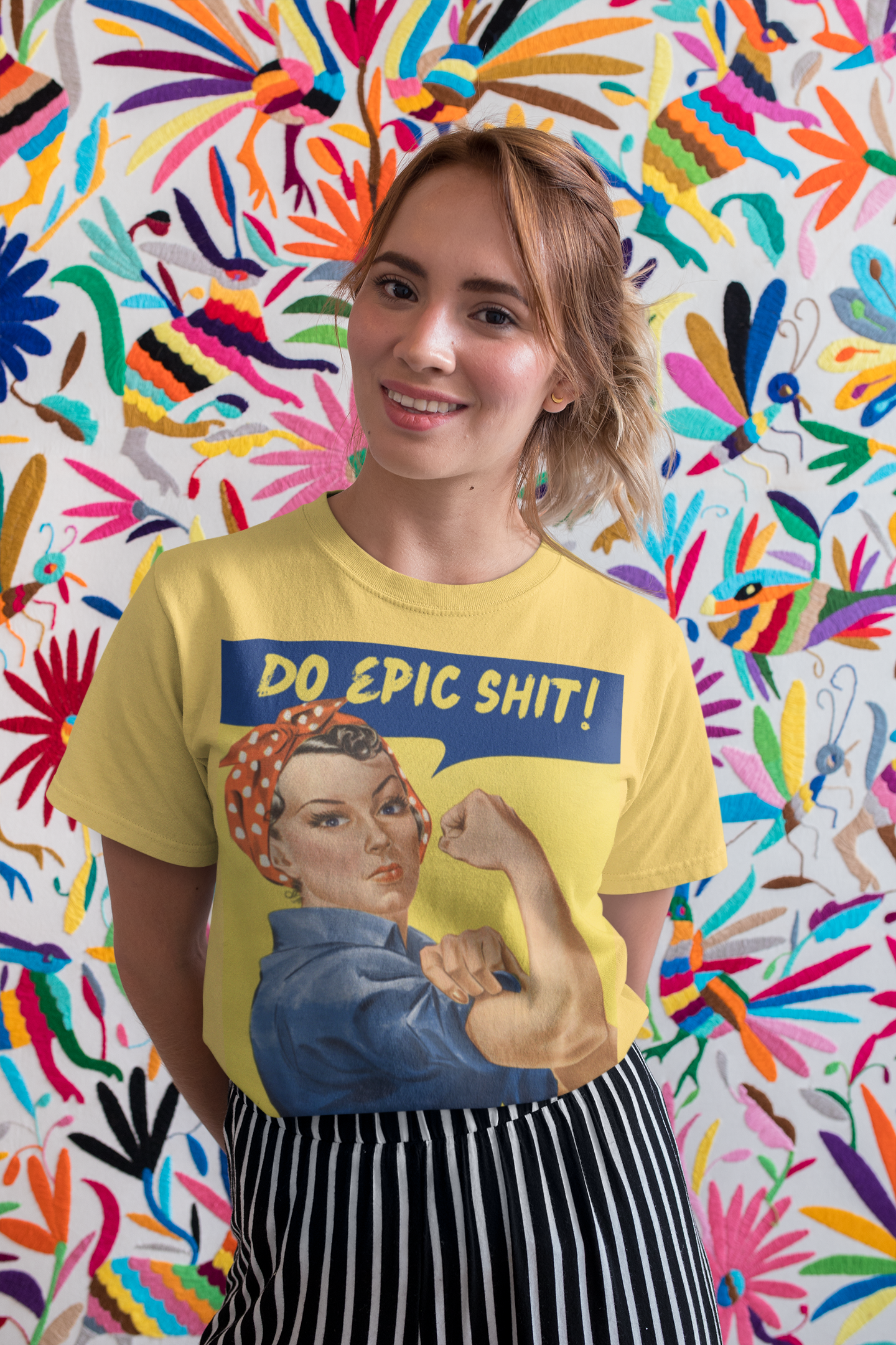 Rosie the Riveter "Do Epic Shit" unisex T-Shirt