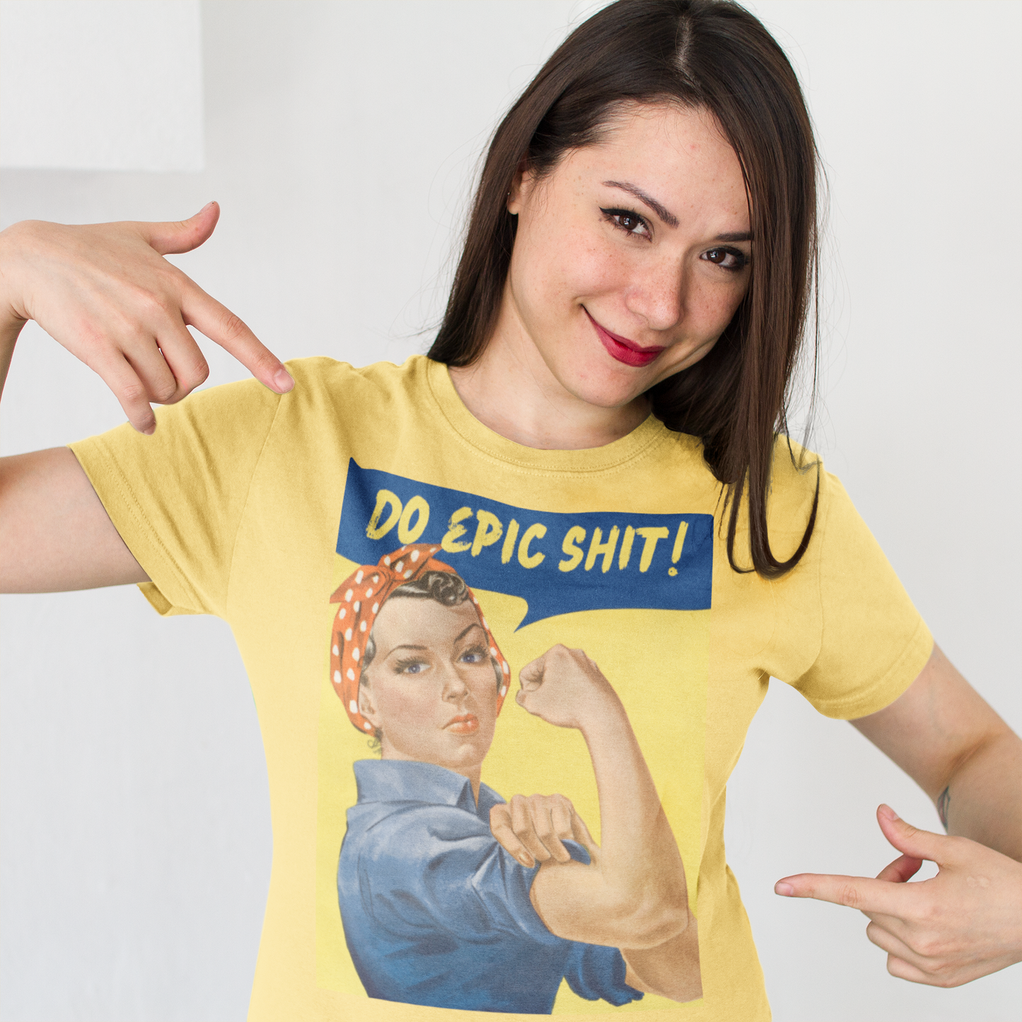 Rosie the Riveter "Do Epic Shit" unisex T-Shirt