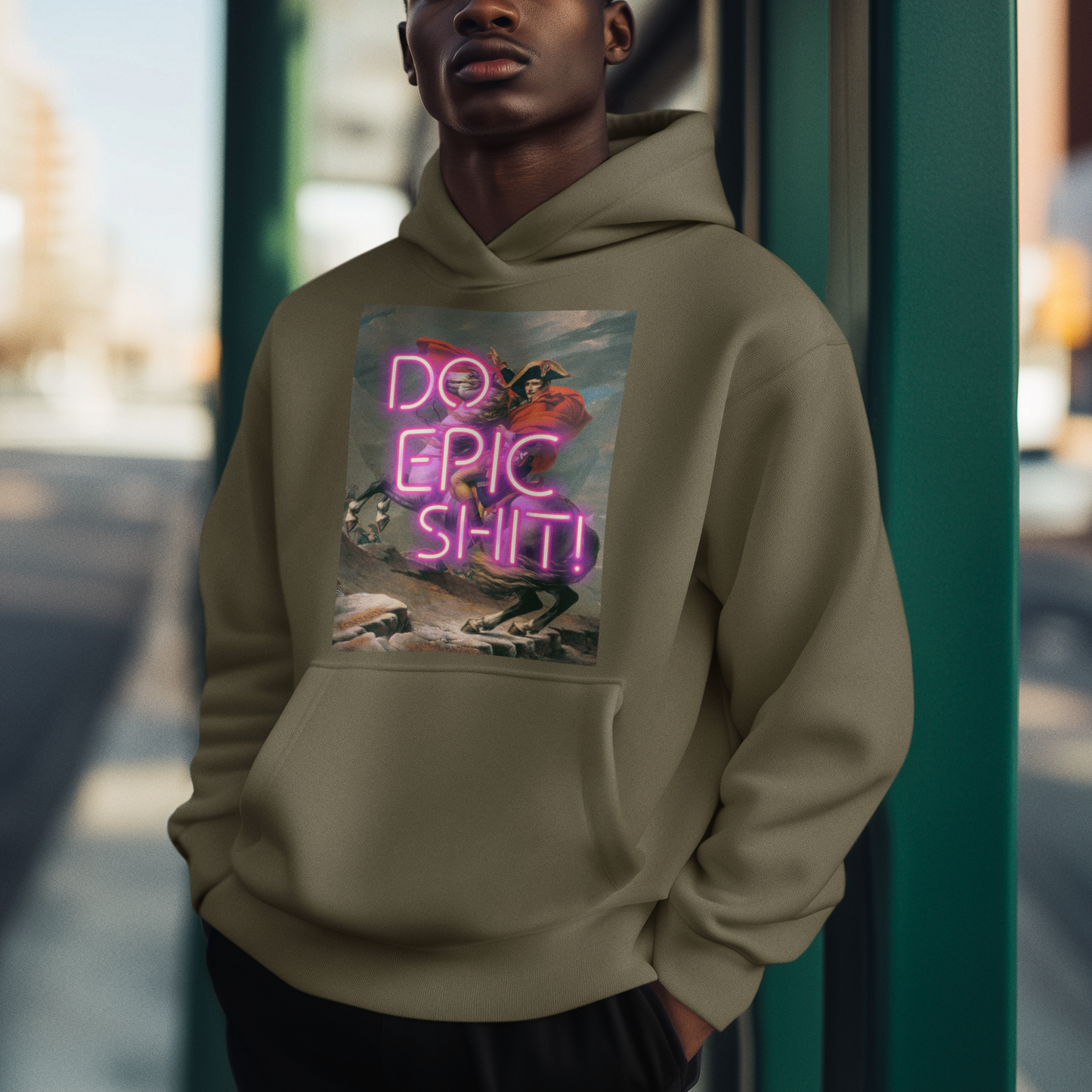 Do Epic Shit Napoleon Painting unisex Hoodie