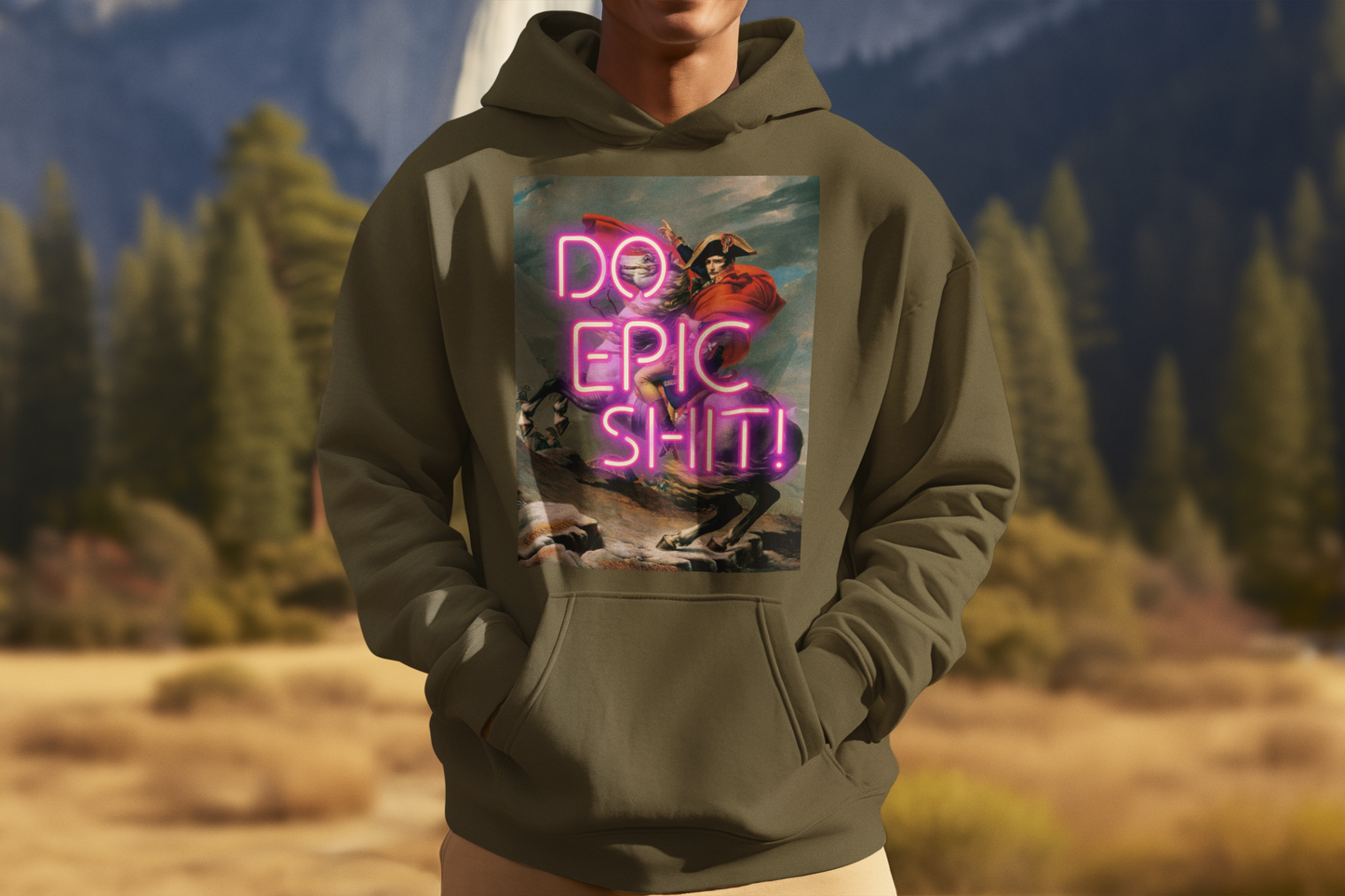 Do Epic Shit Napoleon Painting unisex Hoodie