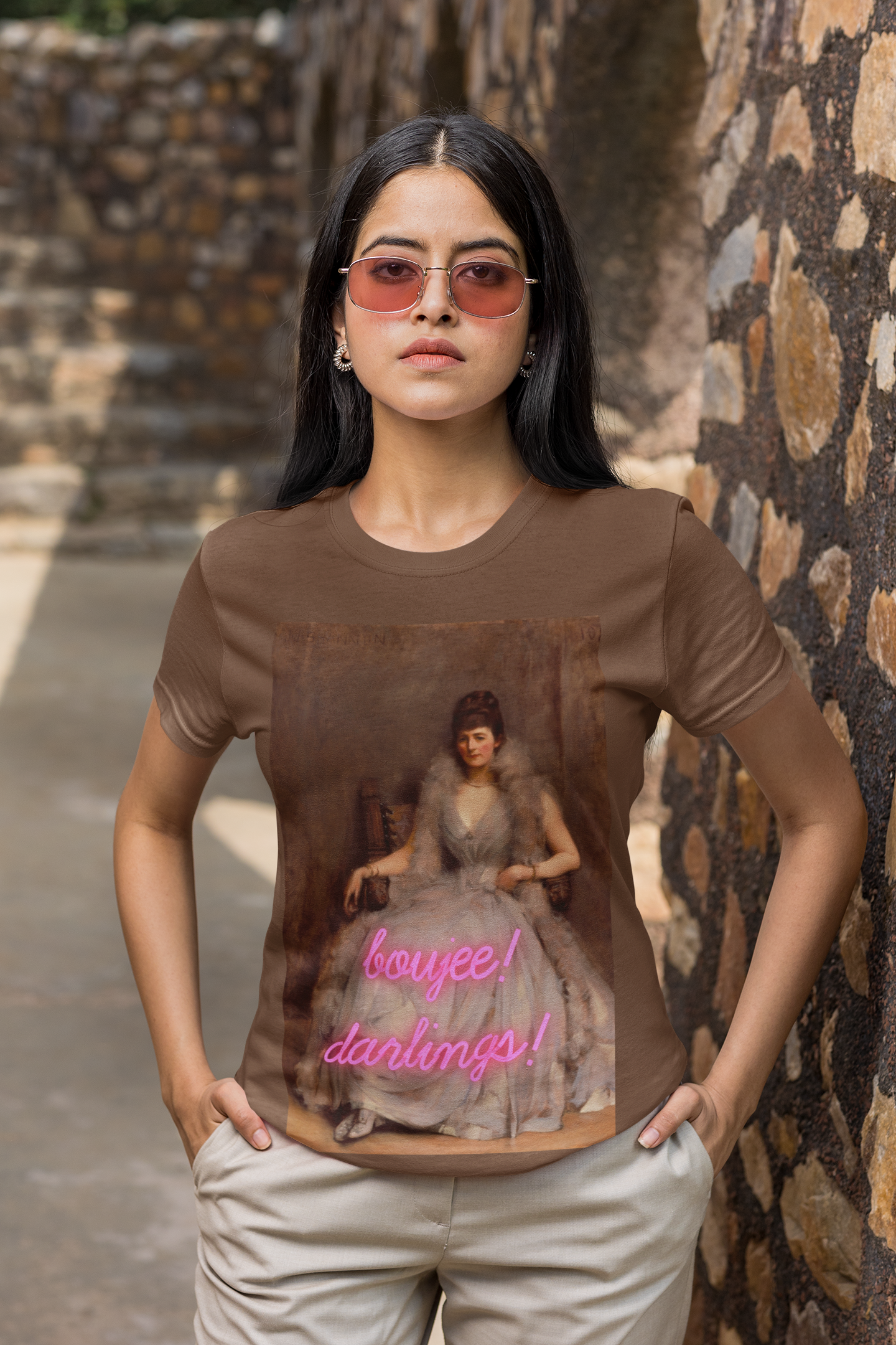 Portrait of Cecilia Tower unisex T-Shirt: “Boujee Darlings” Edition