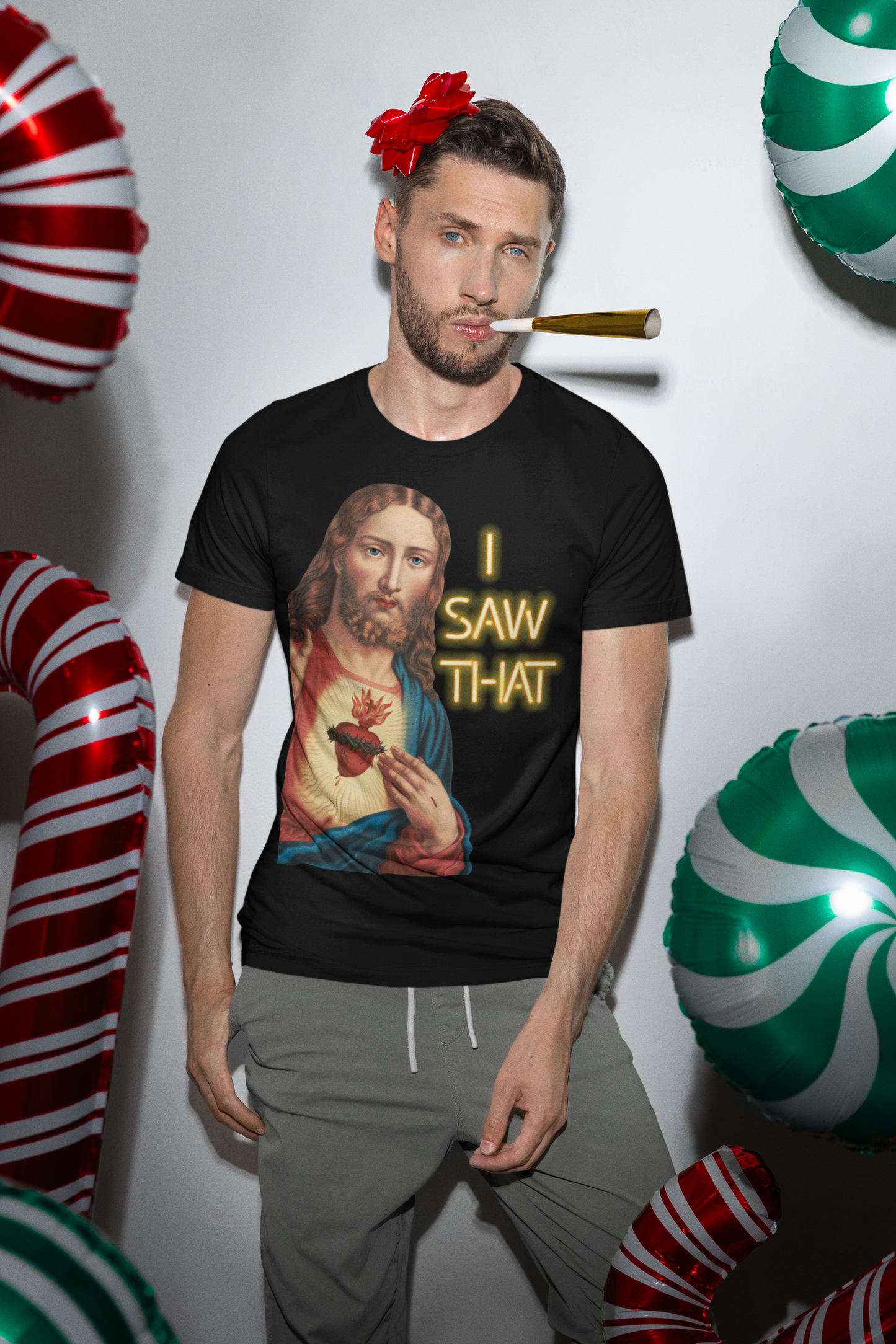 Heart of Jesus Unisex T-Shirt – ‘I Saw That’ Edition