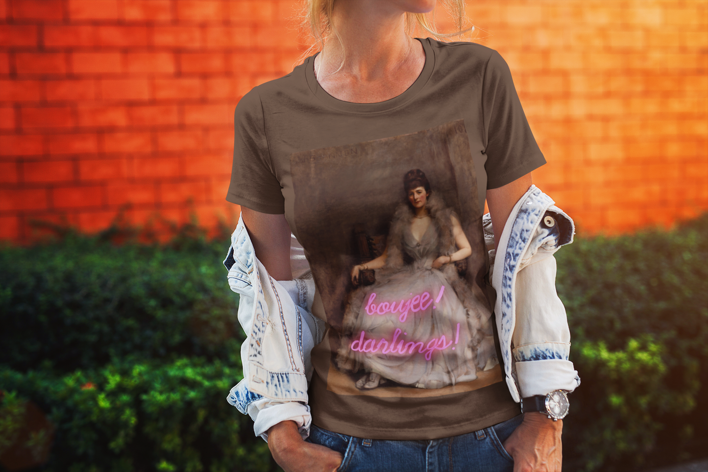 Portrait of Cecilia Tower unisex T-Shirt: “Boujee Darlings” Edition