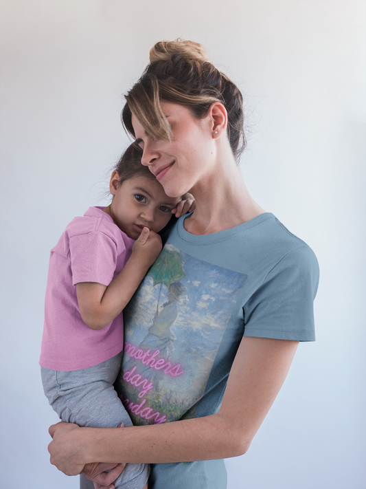 Mothers day everyday - Madame Monet and Her Son - Unisex t-shirt