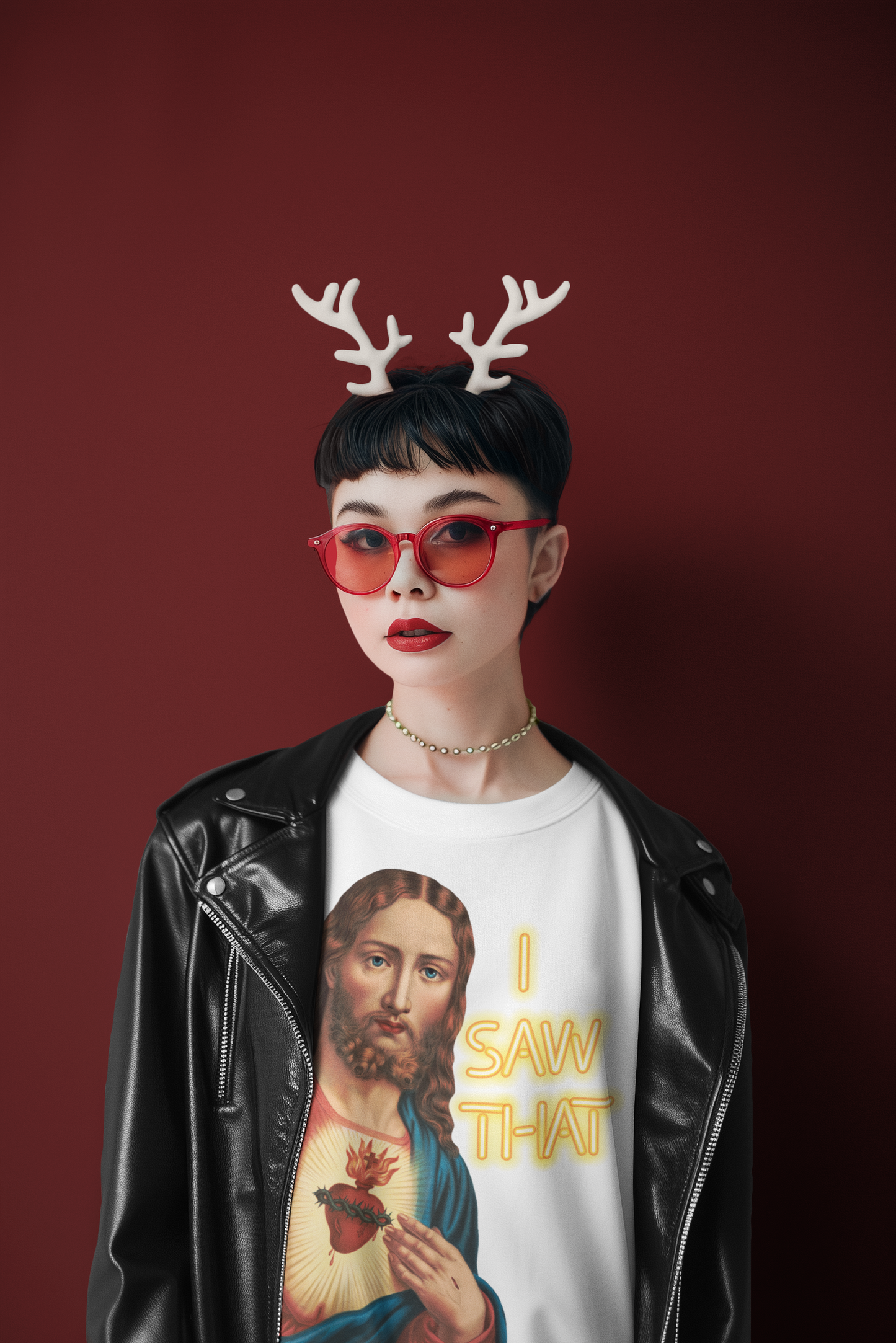 Heart of Jesus Unisex T-Shirt – ‘I Saw That’ Edition