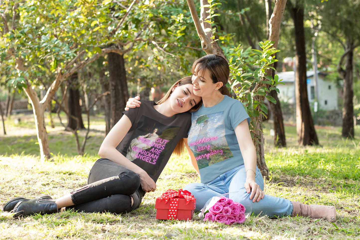 Mothers day everyday - Madame Monet and Her Son - Unisex t-shirt