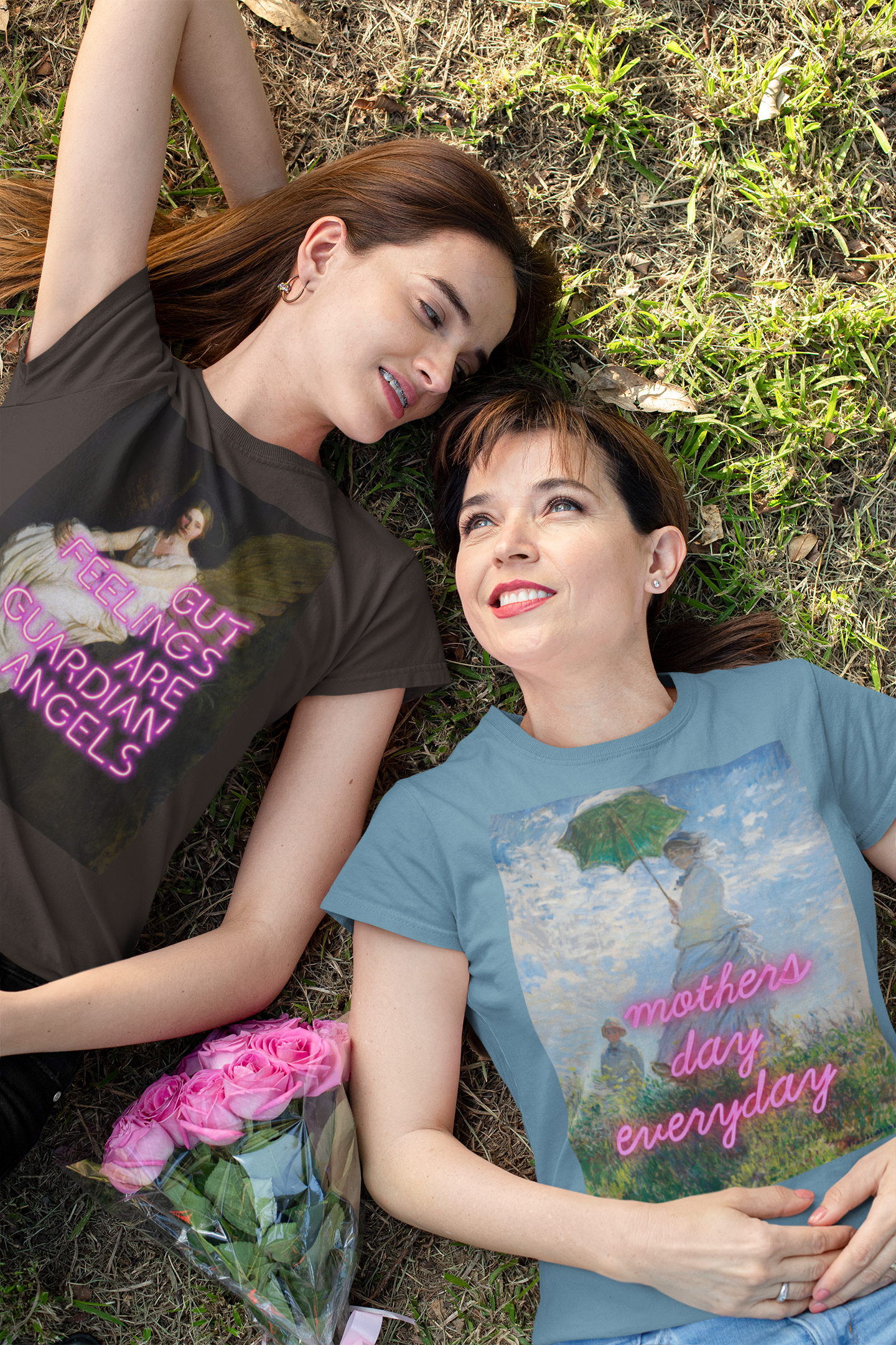 Mothers day everyday - Madame Monet and Her Son - Unisex t-shirt