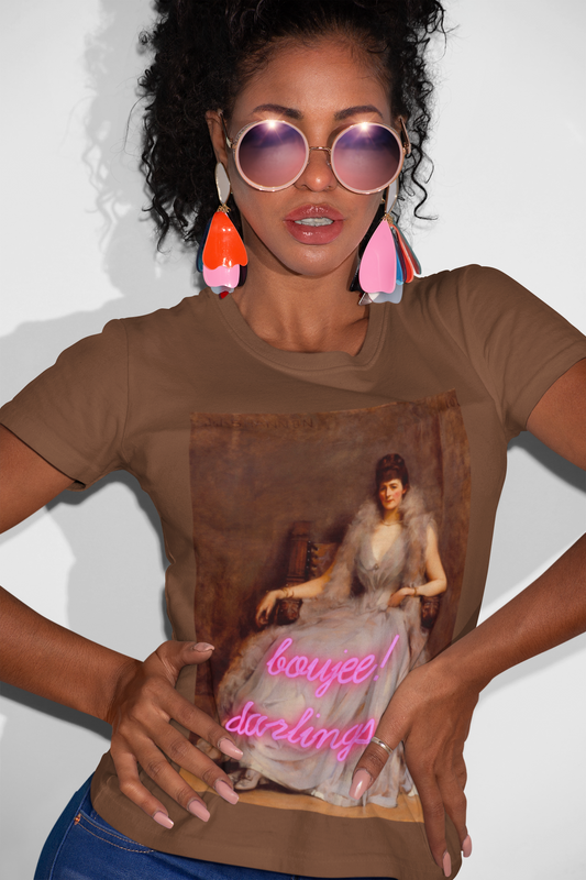 Portrait of Cecilia Tower unisex T-Shirt: “Boujee Darlings” Edition